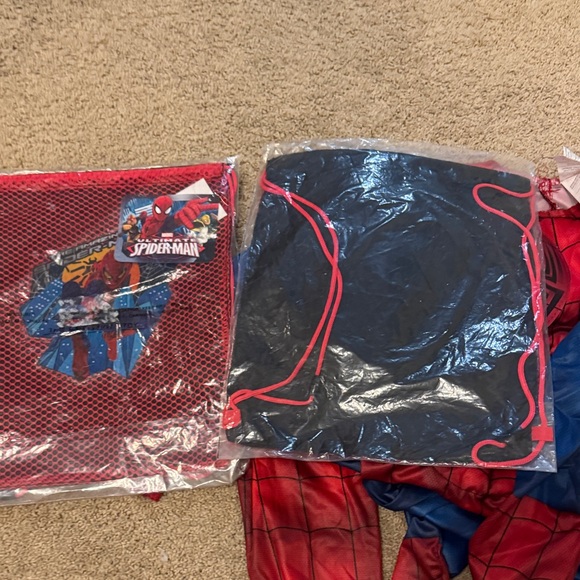Spiderman Red and Blue Hero Suit (just suit) including 2 brand new Spider-Man SL - Picture 7 of 7